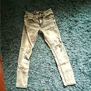 Men’s Express Distressed Black Jeans 29/32